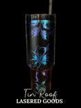 Load image into Gallery viewer, Hibiscus Floral Engraved Tumbler