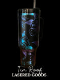 Load image into Gallery viewer, Hibiscus Floral Engraved Tumbler