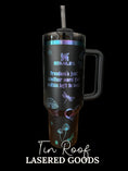 Load image into Gallery viewer, Hippie Freedom and Mushrooms Engraved Tumbler