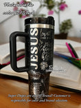 Load image into Gallery viewer, Women Faith and Bible Verses Engraved Tumbler
