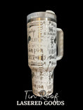 Load image into Gallery viewer, Cheerleader Phrases Engraved Tumbler
