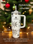 Load image into Gallery viewer, Snowflake Winter Wonderland Engraved Tumbler