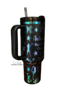 Load image into Gallery viewer, Go Fight Win Cheerleader Engraved Tumbler