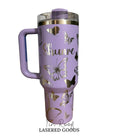 Load image into Gallery viewer, Butterfly Engraved Tumbler