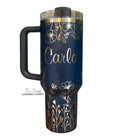 Load image into Gallery viewer, Wildflower Floral Engraved Tumbler