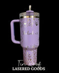 Load image into Gallery viewer, Wildflower Floral Engraved Tumbler
