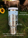 Load image into Gallery viewer, Highland Cows in Sunflowers Engraved Tumbler