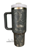 Load image into Gallery viewer, Horses Wild and Free Engraved Tumbler