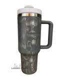 Load image into Gallery viewer, Horses Wild and Free Engraved Tumbler