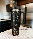 Load image into Gallery viewer, Cherry Blossoms and Butterflies Engraved Tumbler