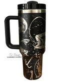 Load image into Gallery viewer, Fishing Engraved Tumbler
