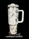 Load image into Gallery viewer, Gardenia Engraved Tumbler