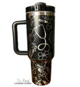 Load image into Gallery viewer, Floral Medical Engraved Tumbler
