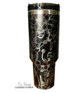 Load image into Gallery viewer, Floral Medical Engraved Tumbler