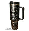 Load image into Gallery viewer, Floral Medical Engraved Tumbler