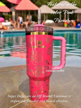 Load image into Gallery viewer, Tropical Flamingo Engraved Tumbler