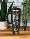 Load image into Gallery viewer, Leopard Engraved Tumbler