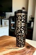 Load image into Gallery viewer, Leopard Engraved Tumbler
