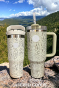 Load image into Gallery viewer, Camping in the Sunlit Forest Engraved Tumbler