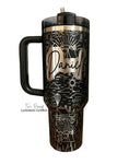 Load image into Gallery viewer, Camping in the Sunlit Forest Engraved Tumbler