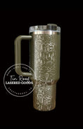 Load image into Gallery viewer, Camping in the Sunlit Forest Engraved Tumbler