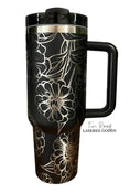 Load image into Gallery viewer, Zinnia Engraved Tumbler