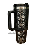 Load image into Gallery viewer, Zinnia Engraved Tumbler