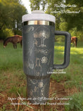Load image into Gallery viewer, Horses Wild and Free Engraved Tumbler