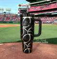 Load image into Gallery viewer, Baseball Softball Burst Engraved Tumbler