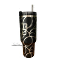 Load image into Gallery viewer, Baseball Softball Burst Engraved Tumbler