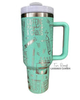 Load image into Gallery viewer, Teacher Caffeine, Crayons and Chaos Engraved Tumbler