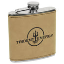 Leatherette 6oz Flask