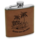 Leatherette 6oz Flask