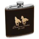 Leatherette 6oz Flask