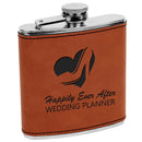 Leatherette 6oz Flask