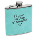 Leatherette 6oz Flask