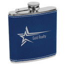 Leatherette 6oz Flask