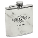 Leatherette 6oz Flask