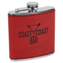 Leatherette 6oz Flask