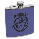 Leatherette 6oz Flask