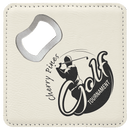 Leatherette Bottle Opener Coasters