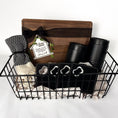 Load image into Gallery viewer, Walnut Board with Drip Ring  & Leatherette Gift Set
