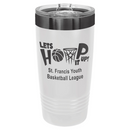 20oz Tumbler with Ghost Black Accents