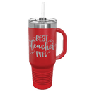 40oz Tumbler with Lid & Straw