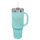 40oz Tumbler with Lid & Straw