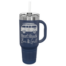 40oz Tumbler with Lid & Straw