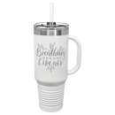 40oz Tumbler with Lid & Straw