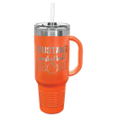40oz Tumbler with Lid & Straw