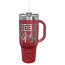 40oz Tumbler with Lid & Straw