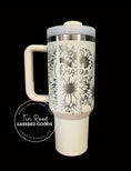 Load image into Gallery viewer, Sunflower Engraved Tumbler
